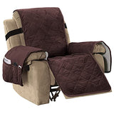 PrimeBeau Thick Velvet Quilted Recliner Covers for Recliner Chair - Luxurious Protection