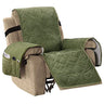 PrimeBeau Thick Velvet Quilted Recliner Covers for Recliner Chair - Luxurious Protection