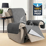 PrimeBeau Waterproof Recliner Cover Non-Slip Fabric Protector for Standard and Large Recliners