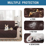 PrimeBeau Thick Velvet Sofa Cover Soft Couch Cover for 3 Cushion Sofa Slipcover Washable Furniture Protector for Dogs, Non-Slip Elastic, (1 Piece)