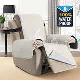 PrimeBeau Waterproof Recliner Cover Non-Slip Fabric Protector for Standard and Large Recliners