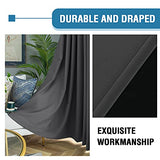 PrimeBeau 100% Blackout Grommet Curtain Set of 2 Panels 42 Series