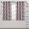 PrimeBeau GEO Pattern Blackout Curtains 2 Panels Set