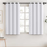 PrimeBeau 100% Blackout Grommet Curtain Draper Set of 2 Panels 52 Series