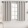 PrimeBeau 100% Blackout Grommet Curtain Draper Set of 2 Panels 52 Series