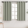 PrimeBeau 100% Blackout Grommet Curtain Draper Set of 2 Panels 52 Series