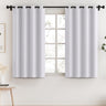 PrimeBeau 100% Blackout Grommet Curtain Draper Set of 2 Panels 52 Series