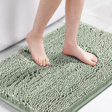 PrimeBeau Bath Rugs Chenille Floor Mat Ultra Soft Washable Bathroom Dry Fast Water Absorbent Bedroom Area Rugs(1 Piece)