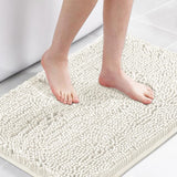 PrimeBeau Bath Rugs Chenille Floor Mat Ultra Soft Washable Bathroom Dry Fast Water Absorbent Bedroom Area Rugs(1 Piece)