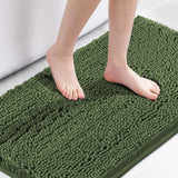 PrimeBeau Bath Rugs Chenille Floor Mat Ultra Soft Washable Bathroom Dry Fast Water Absorbent Bedroom Area Rugs(1 Piece)