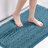 PrimeBeau Bath Rugs Chenille Floor Mat Ultra Soft Washable Bathroom Dry Fast Water Absorbent Bedroom Area Rugs(1 Piece)