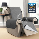 PrimeBeau Waterproof Recliner Cover Non-Slip Fabric Protector for Standard and Large Recliners