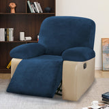 Simply Stretch Velvet Recliner Slipcovers with Armrest Covers 1 Seater