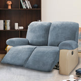 Simply Stretch Velvet Recliner Slipcovers with Armrest Covers 2 Seater